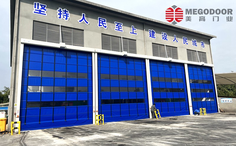 解决垃圾中转站臭味问题：快速门的有效应用缩略图