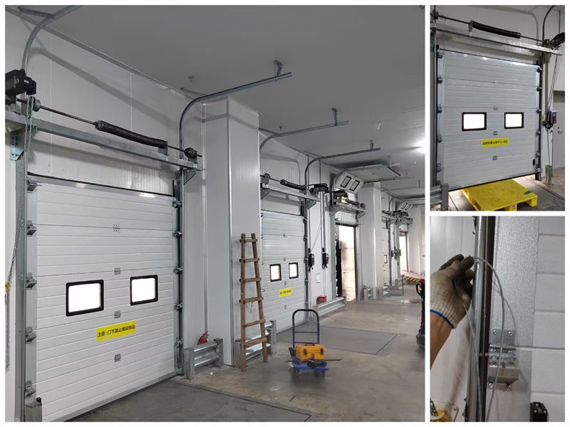 杭州车间出货口电动滑升门插图