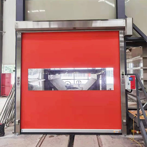 杭州成品库专用自动感应快速卷帘门解决方案插图1