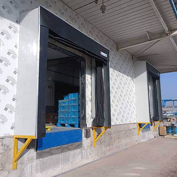 杭州冷库出货口电动充气式门封：高效密封与保温的冷链物流解决方案插图