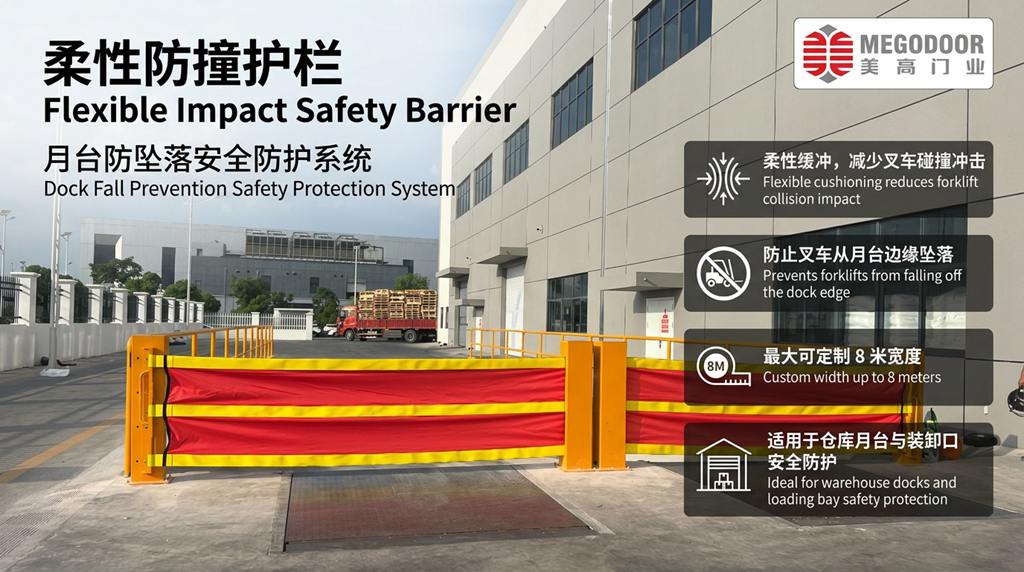 杭州月台防坠落伸缩护栏：为装卸口与物流仓储区域提供更可靠的安全防护插图1