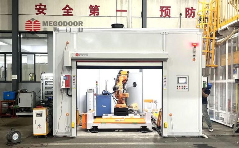 杭州自动化生产线防护快速门，支持PLC与AGV通讯缩略图