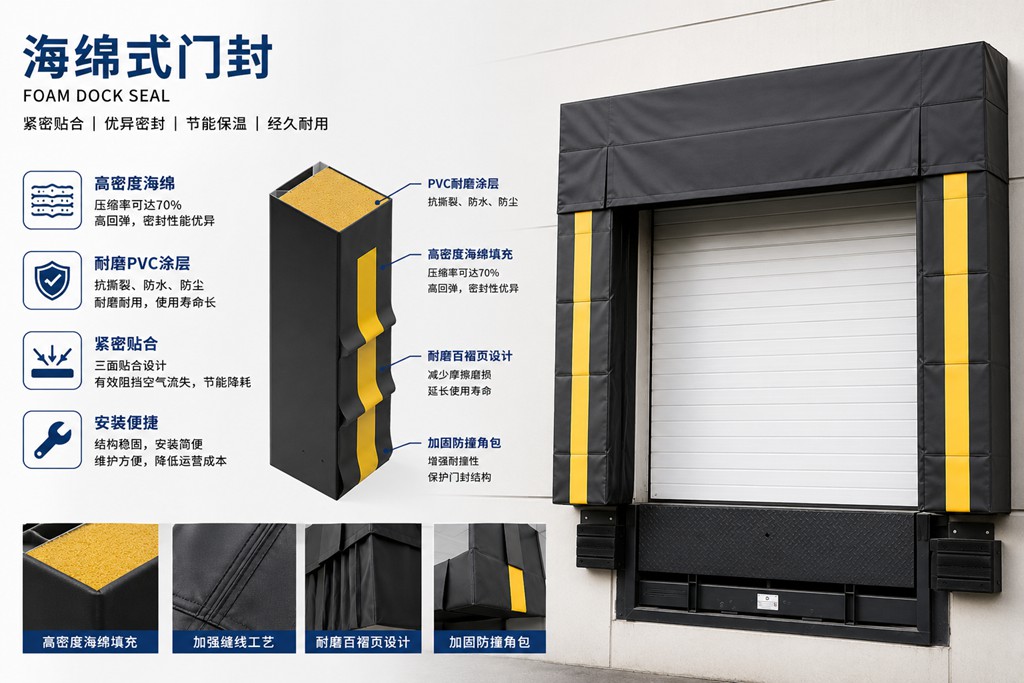 杭州装卸货门封厂家：不同门封的特点与区别插图1